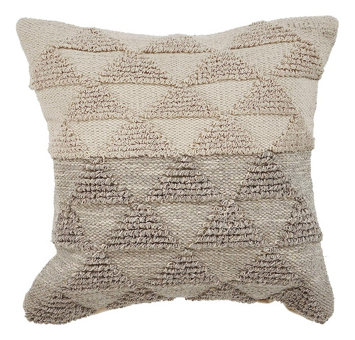 Lr Home Gradient Throw Pillow, 18  X 18 , Gris/natural