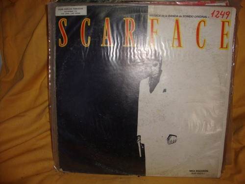 Vinilo Scarface Cara Cortada Alpacino  Bs1