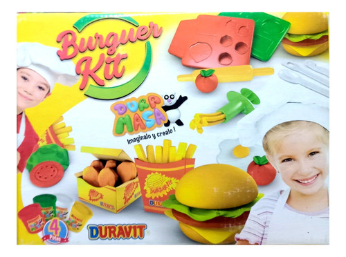 Juego De Masas Burguer Kit Con Accesorios Nuevo