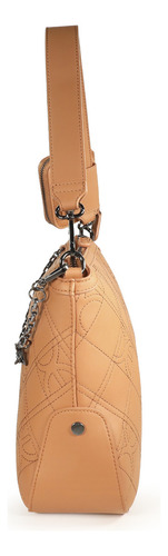 Bolsa Tote Cloe Para Mujer Material 100% Reciclado Con Asa Color Marrón claro