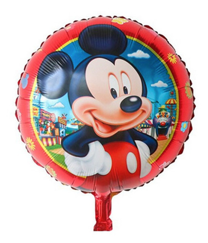Paquete De 5 Globos Mickey Mouse 18 Pulgadas Fiesta Tematica