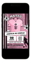 Comprar  Tarjeta De Cumple Personalizada Inter Miami