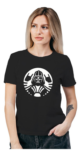 Polera Mujer Dark Vader Coffee Musica Algodón Orgánico Wiwi