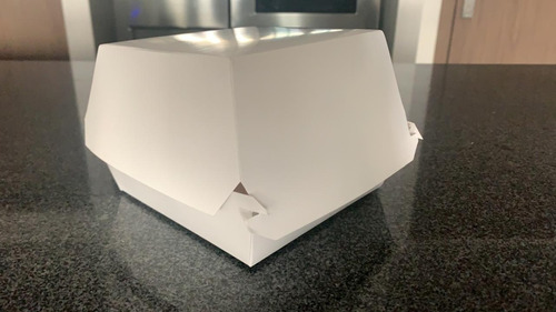 Caja Para Hamburguesa Biodegradable 5 Pza