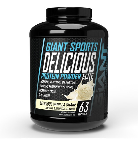 Giant Sports | Delicious Elite Protein Powder |5 Lb 2.27 Kg|