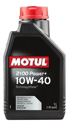 Aceite 10w-40 Semi Sintetico Marca Motul