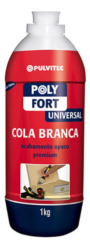 Cola Branca Polyfort 1kg Pulvitec