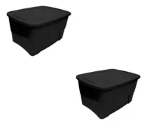 Comprar Caja Plastic Trends Atlanta Plástic 72l C\u002Ftapa Negro Paq C\u002F3