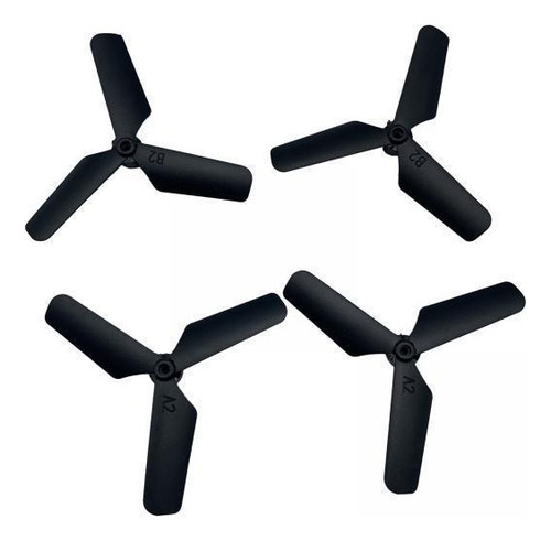 2 X 4 Hélices Rc De 3 Palas, Duraderas Y Ligeras Para Caza
