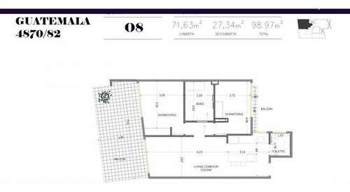Imagen 22 de 30 de Moderno Dpto. Dos Ambientes Con Habitacion En Suite
