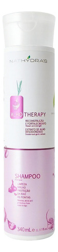 Shampoo De Alho Desodorizado Fortificante 340ml Nathydra's