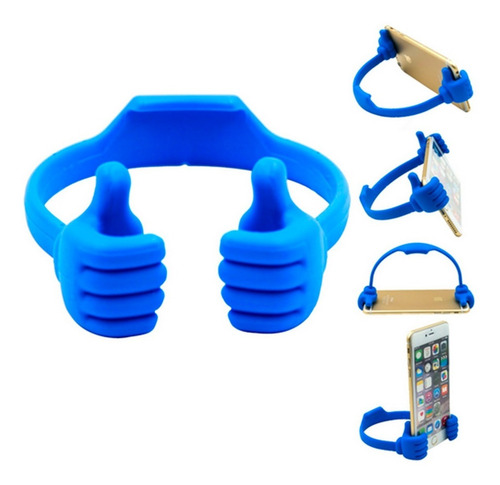 Imagen 5 de 10 de Set 4 Manitos Soporte Universal Celular Tablet Pastel Fluo