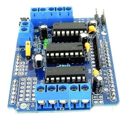 Imagem 3 de 5 de Shield L293d Driver Ponte H Para Motor Arduino Mega E Uno