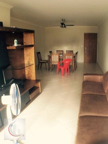 Imagem 3 de 23 de Apartamento Com 3 Dormitórios À Venda, 130 M² Por R$ 700.000,00 - Canto Do Forte - Praia Grande/sp - Ap1213