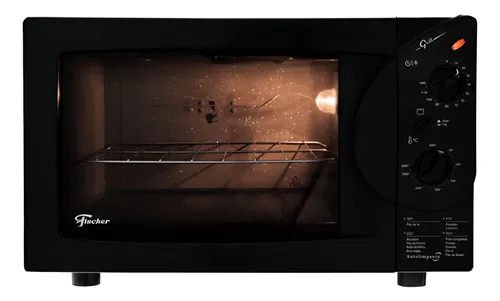 Forno Elétrico De Bancada Fischer Grill Black 44l 1775w