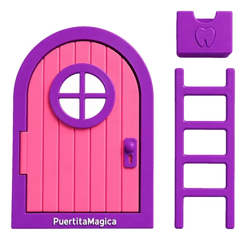 Puertita Mágica Rosa y Morado