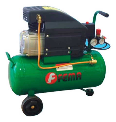 Fema Compresor Aire 25 Litros 2 Hp 220v