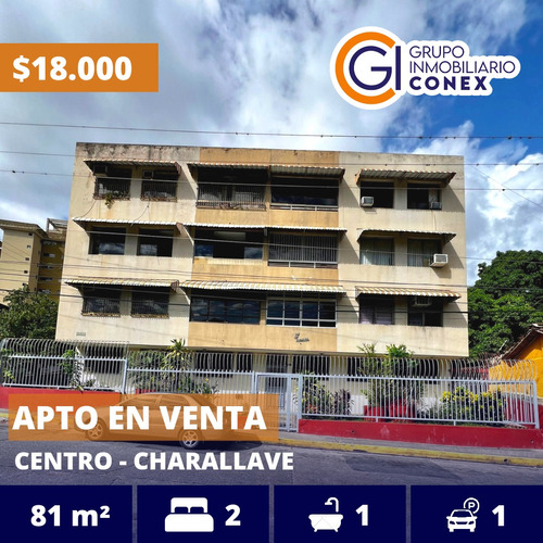 Se Vende Apartamento 81m2 2h/1b/1p Centro Charallave 7179