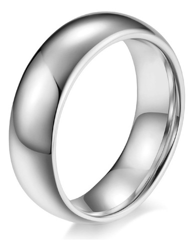 Hombres Y Mujeres Con Anillos Simples De Acero De Tungsteno