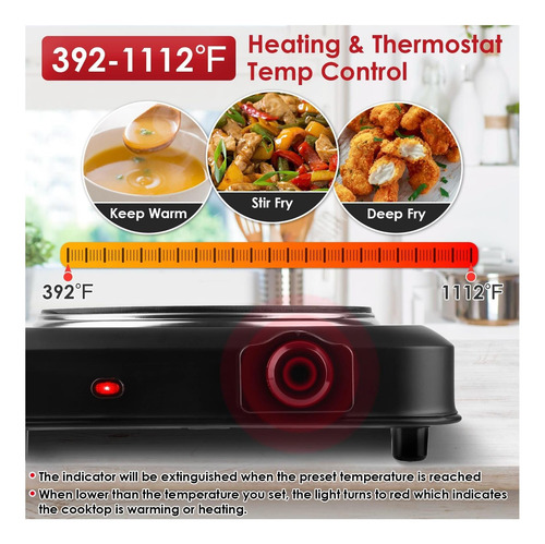 Quemador Infrarrojo De Encimera De Teqhome, Placa Caliente W