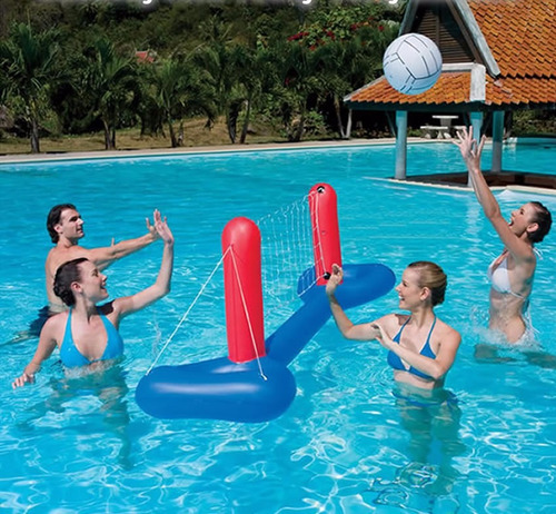 Imagen 1 de 4 de Red De Voley Para Piletas Incluye Pelota Cuotas Cuotas