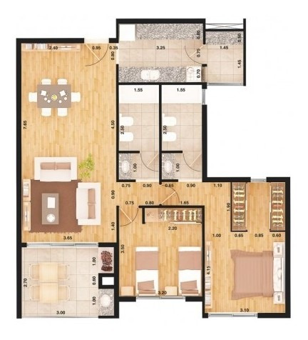 Imagen 5 de 14 de Departamento En Venta Torre Victoria