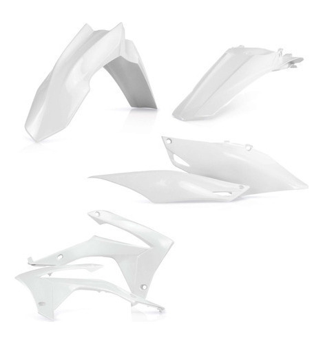 Kit Plasticos Acerbis Cachas Crf 250 450 13 17 Blanco Rider