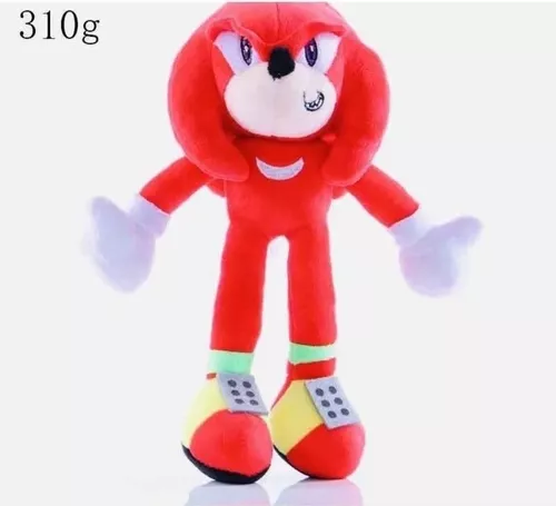 Knuckles the Echidna - Personagem do Sonic em Pelúcia - 28 Centímetros