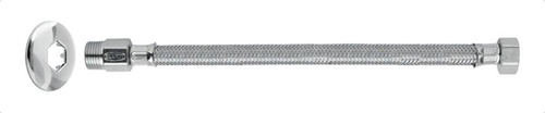 Ligação Flexível Para Água De Aço Inox 120cm - Blukit Cor Prateado