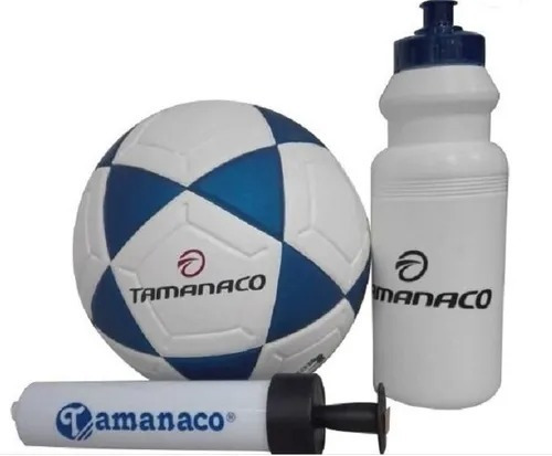 Combo Acción Balón Futbol Sala #4 +termo +inflador Tamanaco