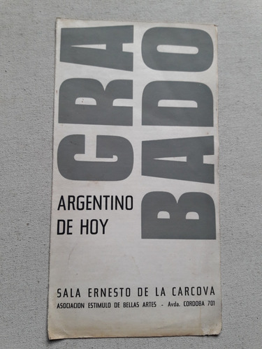 Catalogo Club De La Estampa Buenos Aires Grabado Argentino