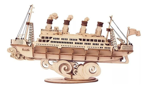Rompecabezas de madera 3D Cruise Ship Tg306 Hobby