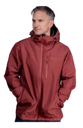 Chaqueta Impermeable Hombre Sirius Ladrillo Aparso