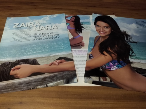 (ar763) Zaira Nara * Clippings Revista 3 Pgs * 2012 (Usado)