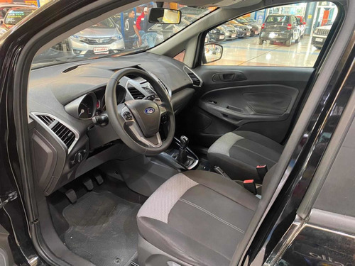 Imagem 8 de 15 de Ford New Ecosport 1.6 Flex Manual 2013 Preta Só 87.000 Km