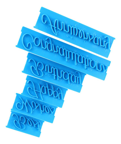 Juego De 3 Moldes Con Letras Para Escribir A Mano Y Tartas