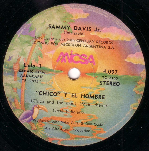 Sammy Davis Jr. Chico Y El Hombre Simple Arg Pvl