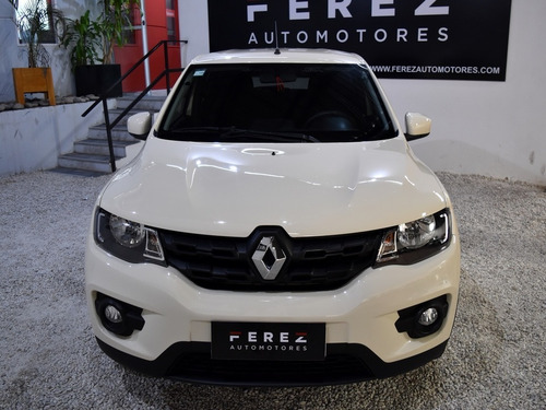 Renault Kwid Intens 1.0 Nafta 2018 Blanco Excelente Estado!!