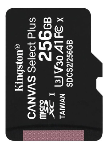 Tarjeta de memoria Kingston SDCS2/256GB con adaptador SD 256GB