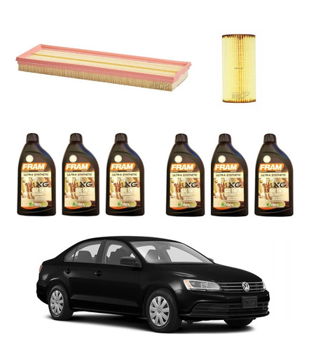 Kit Afinacion Vw Jetta 2.5 Aceite 5w30 Sintetico