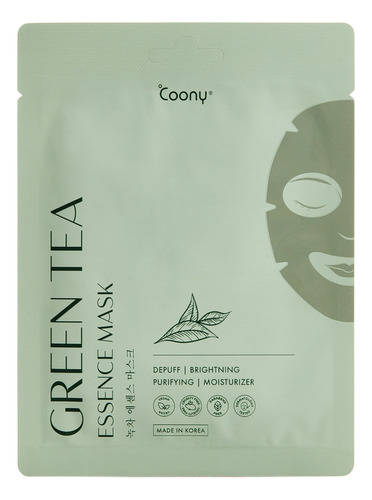 Coony Mascarilla Facial Té Verde 23g Pie Grasa