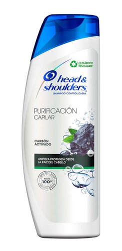 Shampoo Head & Shoulders Carbón Activado - mL a $84