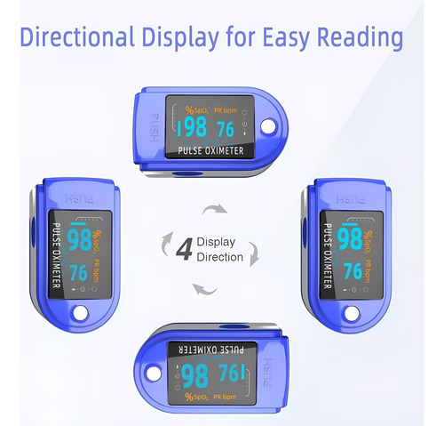 Glucometro Digital Medidor De Glicemia + Oximetro Pulsometro