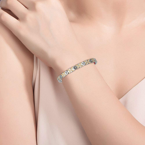 Brazalete De Moda Para Mujer, Brazalete De Acero Inoxidable