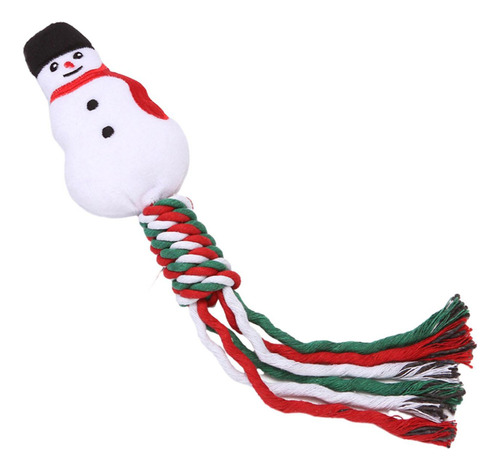 Juguete De Cuerda Para Perros De Navidad, Muñeco De Nieve .