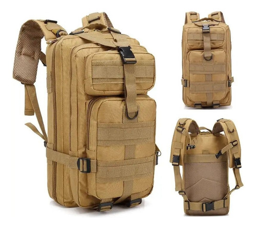 Mochila Tactica Militar Outdoor 30l Impermeable 3p Molle 