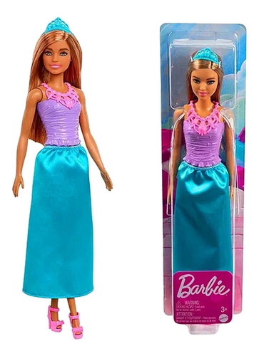 Boneca Barbie Dreamtopia Princesa Roupa Azul