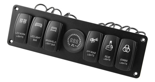 Voltímetro Led Impermeable Del Disyuntor Del Panel Del