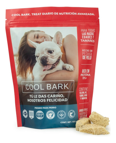 Cool Bark Premio De Pollo Liofilizado Con Vitaminas