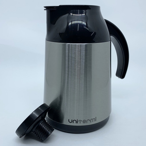 Imagem 5 de 8 de Garrafa Térmica 600ml Aço Inox Bule Mesa P/ Café Água Leite